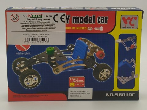 Metalowy model do skręcania 95151 Metalowy model do skręcania 95151