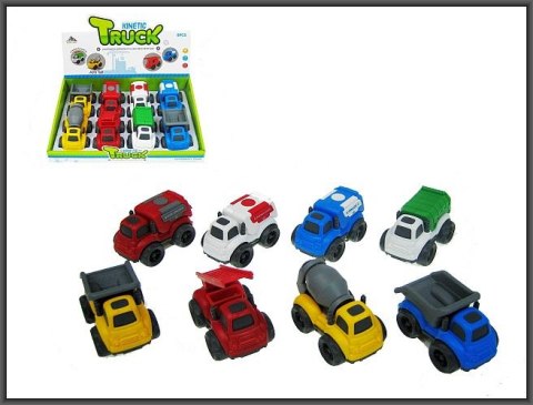 Auto z napędem 11cm CIĘŻARÓWKA MIX 8szt Auto z napędem 11cm CIĘŻARÓWKA MIX 8szt