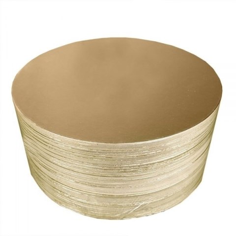 Podkład złoty 100szt. okrągły 18cm | 92-82 Podkład złoty 100szt. okrągły 18cm | 92-82