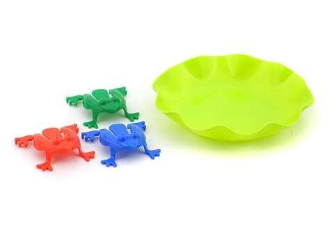 Gra zręcznościowa skaczące żabki; 23,5x15x4,5cm, Gra zręcznościowa skaczące żabki; 23,5x15x4,5cm,