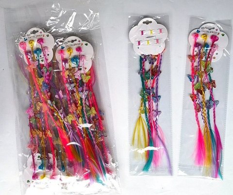 Zestaw 6 warkoczyków do włosów, ze spinkami x12kpl Zestaw 6 warkoczyków do włosów, ze spinkami x12kpl