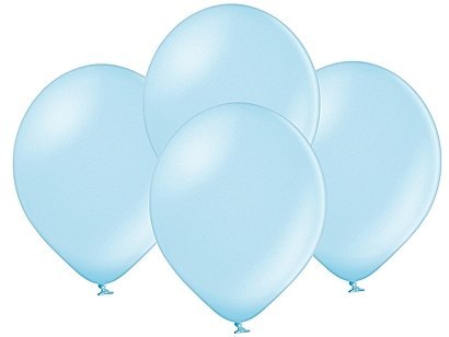 Balony metallic 23cm błękitne 100 szt. 89-11 Balony metallic 23cm błękitne 100 szt. 89-11