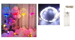 Lampki 10szt na druciku 30 led (na baterie) 3m - ZIMNY BIAŁY XXI-106WC