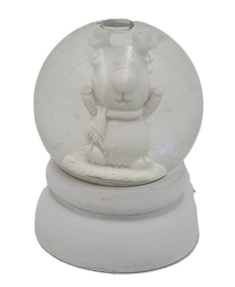 Renifer w kuli wodnej kula śnieżna 4,5 x 6,5cm Renifer w kuli wodnej kula śnieżna 4,5 x 6,5cm