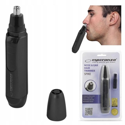 Trymer do nosa uszu Spike srebrny | EBG004S Trymer do nosa uszu Spike srebrny | EBG004S