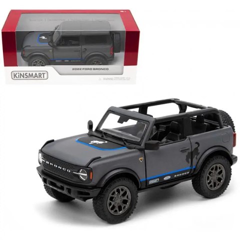 Auto metalowe KINSMART 2022 FORD BRONCO Z MALOWANIEM 1:34 Auto metalowe KINSMART 2022 FORD BRONCO Z MALOWANIEM 1:34