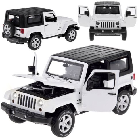 Auto metalowe terenowe Jeep Wrangler metalowy 1:32 MSZ ZA3751 Auto metalowe terenowe Jeep Wrangler metalowy 1:32 MSZ ZA3751