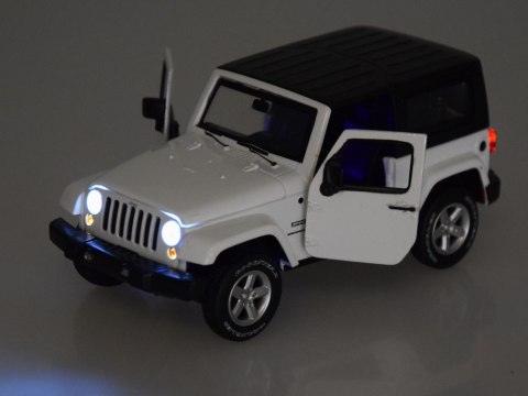 Auto metalowe terenowe Jeep Wrangler metalowy 1:32 MSZ ZA3751 Auto metalowe terenowe Jeep Wrangler metalowy 1:32 MSZ ZA3751
