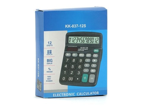 Kalkulator 14,5 x 12 x 4cm KK-837-12S Kalkulator 14,5 x 12 x 4cm KK-837-12S