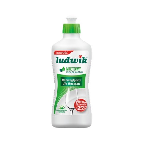 Ludwik płyn do mycia naczyń miętowy 450ml Ludwik płyn do mycia naczyń miętowy 450ml