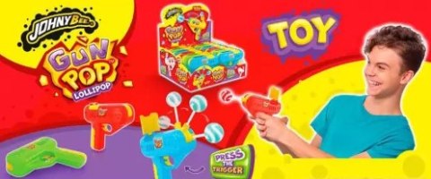 Lizaki pistolet GUN TOP LOLLIPOP 12 szt. Lizaki pistolet GUN TOP LOLLIPOP 12 szt.