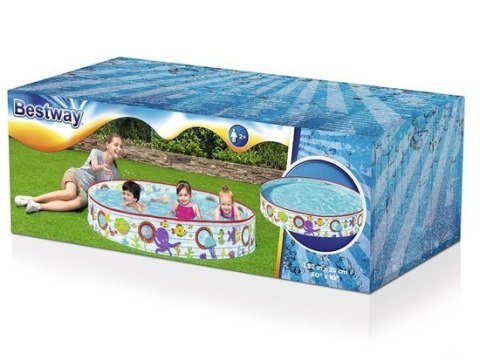 Basen rozporowy 152x25cm BESTWAY | 55029 Basen rozporowy 152x25cm BESTWAY | 55029